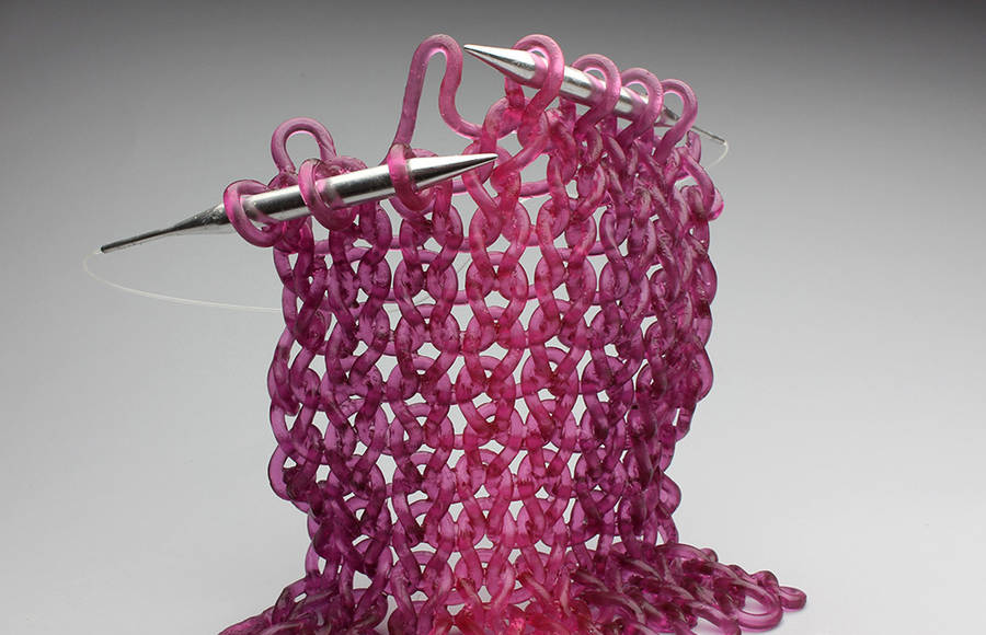Knit Glass Sculptures by Carol Milne