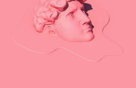 Surreal Pink Scenes by Lee Sol