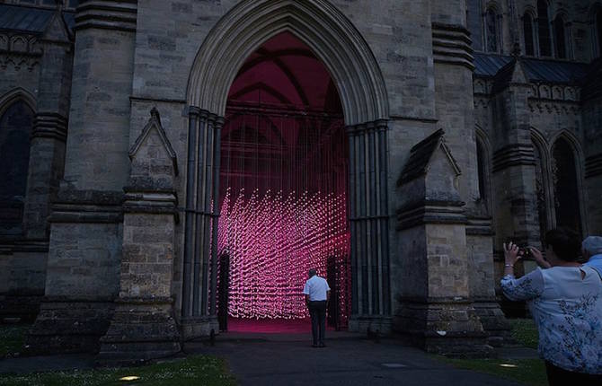 Immersive Art Installations in Salisbury Cathedral