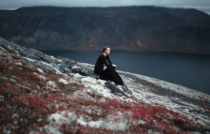 Serene Women Portraits in Nature