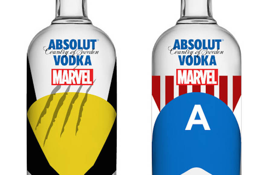 Marvel Absolut Vodka Redesign Concept