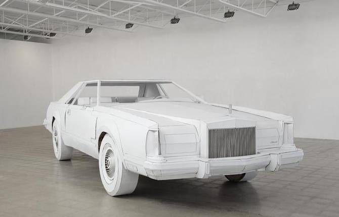 A Car Made of Cardboard