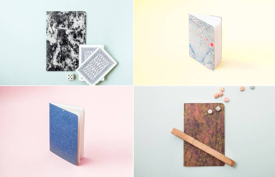 Handcrafted Notebooks With Graphic Covers