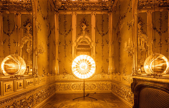 Olafur Eliasson Filled Viennese Baroque Palace with Light and Mirror