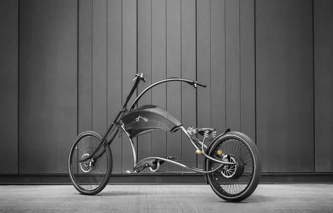 Ono Motorbike-Shaped Electric Bicycle