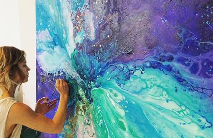 Ethereal Paintings to Express Feelings