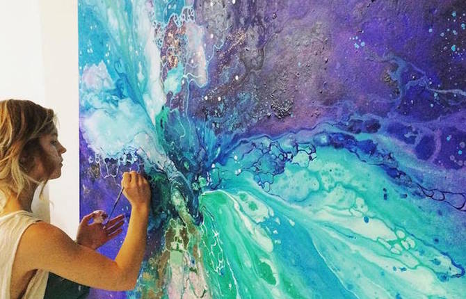 Ethereal Paintings to Express Feelings