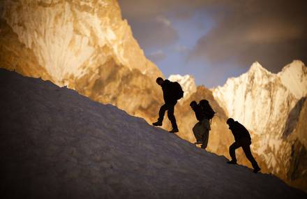 Photographs of a Pakistani Glacier