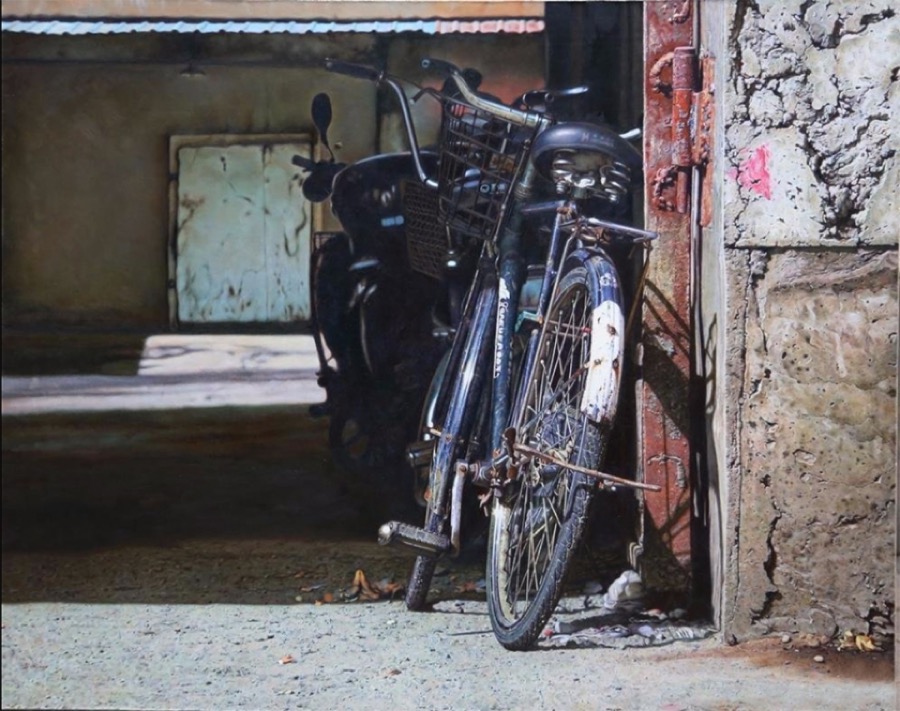 photorealisticbicyclepainting7