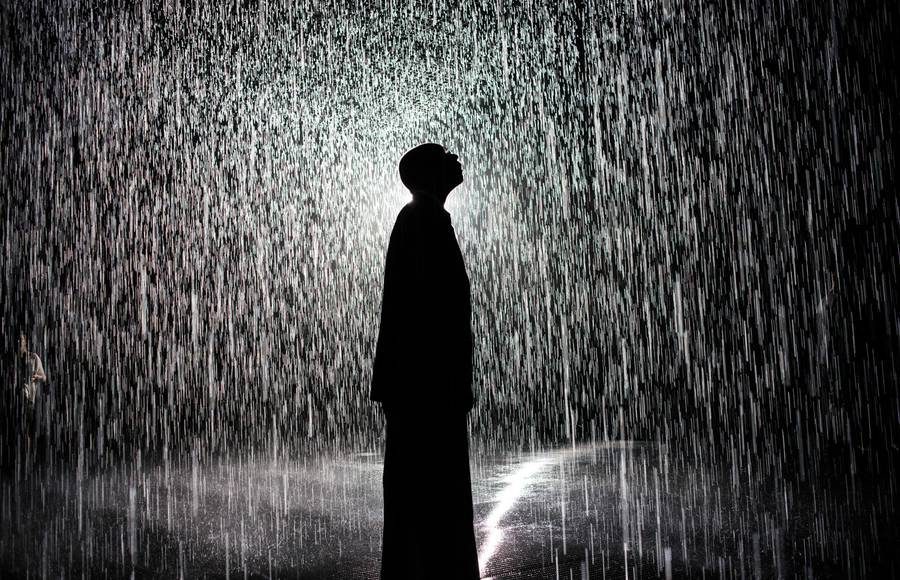 Rain Room Immersive Installation in Los Angeles