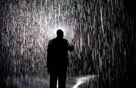 Rain Room Immersive Installation in Los Angeles