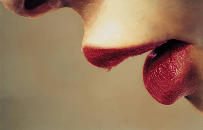 Sensual Red Lips Paintings