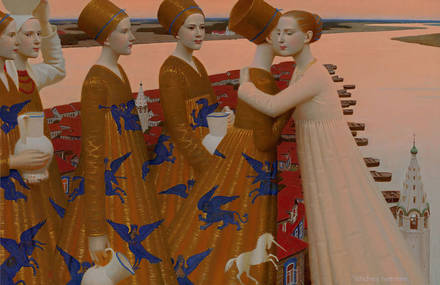 Medieval Style Paintings by Andrej Remnev