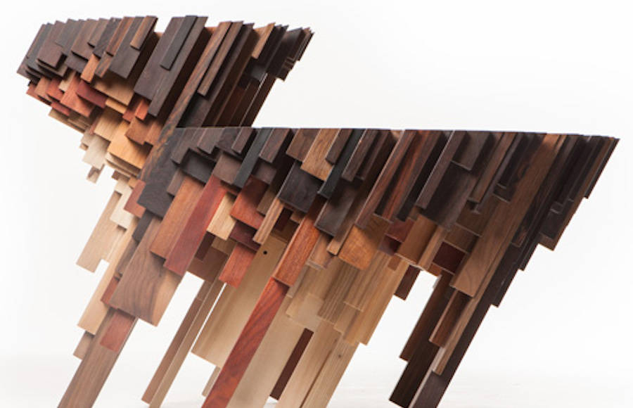 Fragmented Wooden Furniture