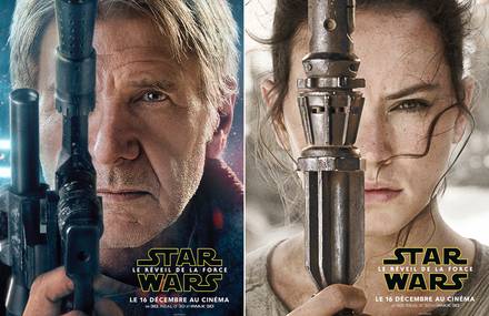 Official Star Wars: The Force Awakens Characters Posters