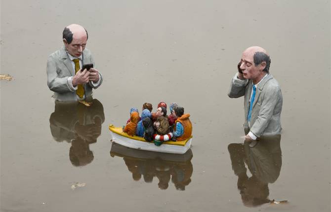 Subversive Miniature Scenes by Isaac Cordal