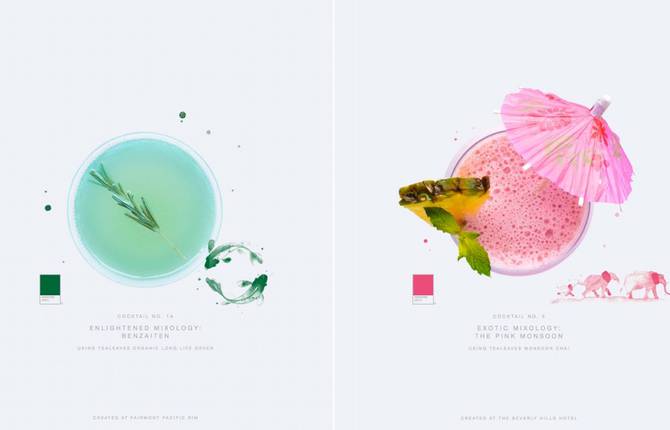 Tealeaves Mixology Pantone Project