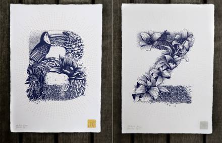 The Illustrated Alphabet by Valérie Hugo