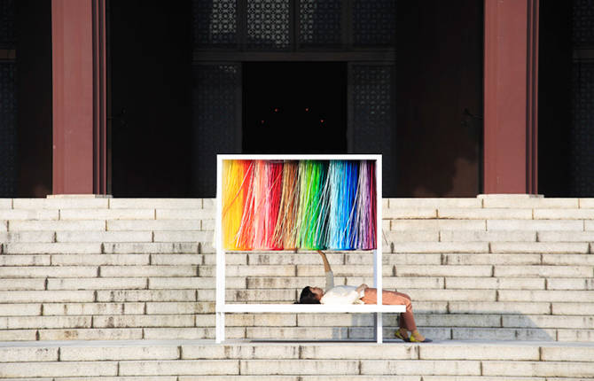 100 Colors Installation in Tokyo’s Zojoji Temple