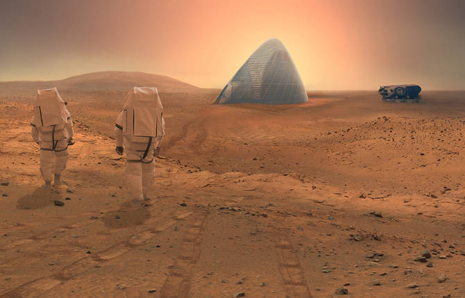 Mars Ice House Project
