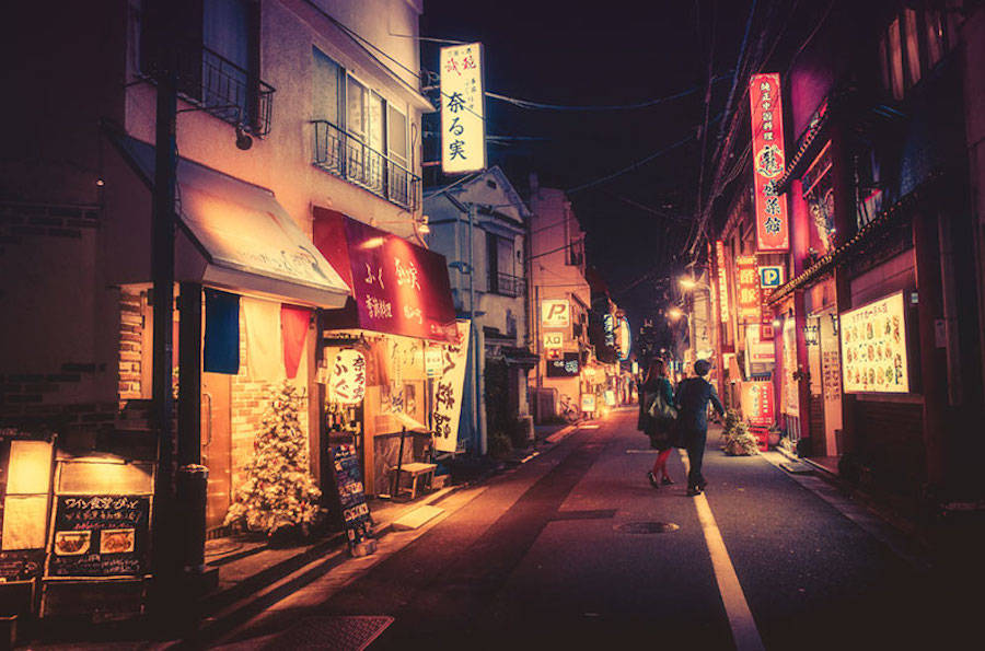 Night Photography in Tokyo’s Back Alleys – Fubiz Media