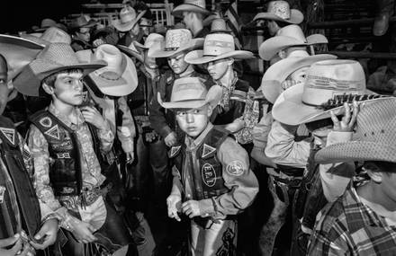 American Young Cowboys and Cowgirls Portraits