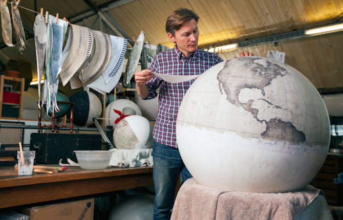 Magical Handmade Illustrated Globes