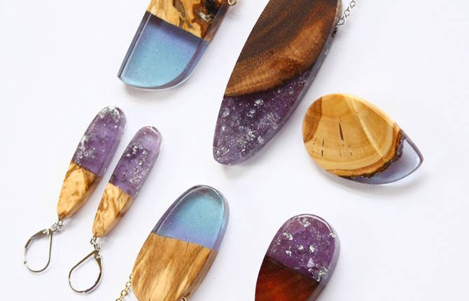 Salvaged Wood Fragments turned into Gorgeous Handmade Jewelry