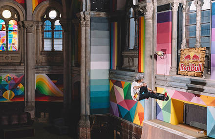 Turning a Church into a Colorful Skatepark
