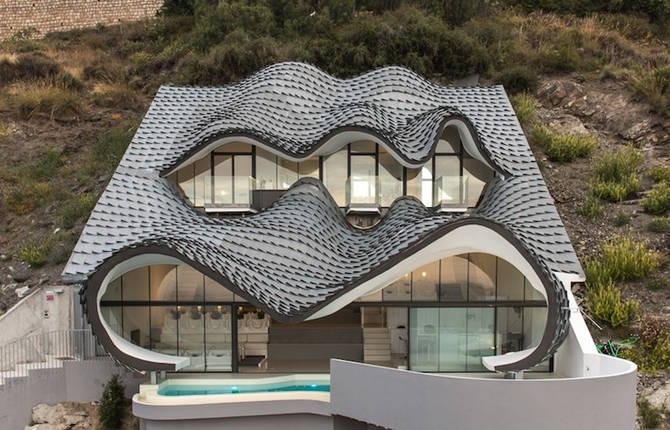 Unexpected Cliff House in Spain