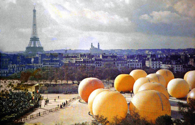 Color Photos of Paris Shot 100 Years Ago