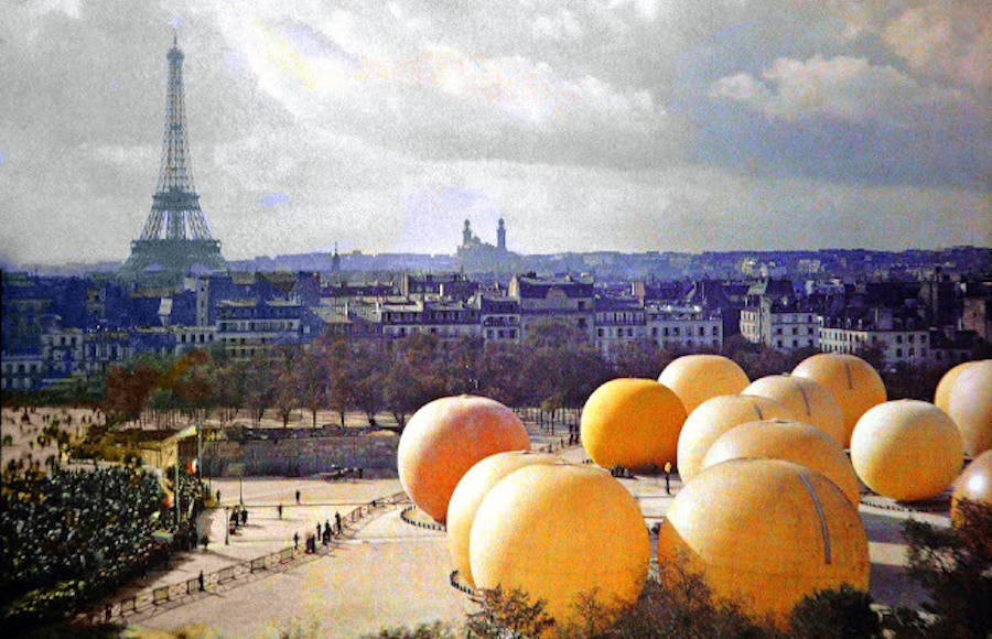 Color Photos of Paris Shot 100 Years Ago