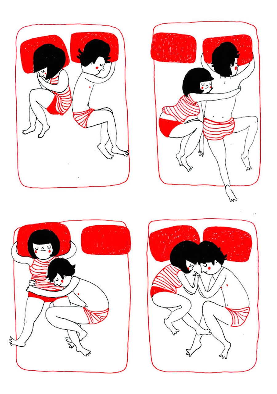 cuteillustrationdailylifecouple4