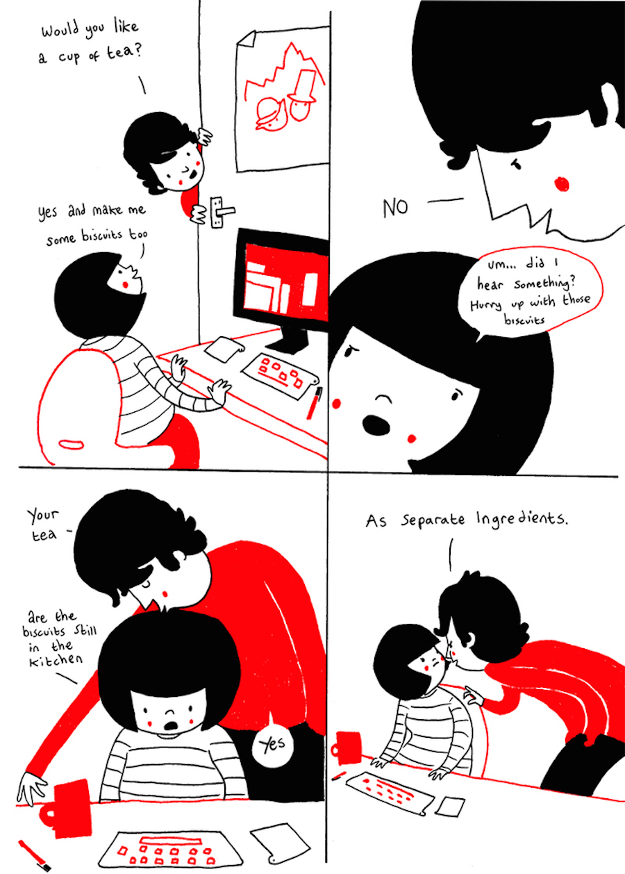 cuteillustrationdailylifecouple6