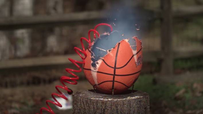 Exploding Basket Ball