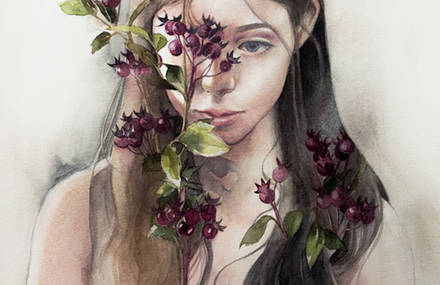 Soft and Poetic Female Watercolors