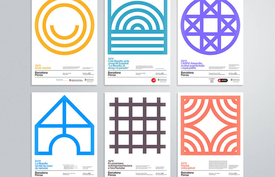 Visual Identity for a Philosophical Festival in Barcelona