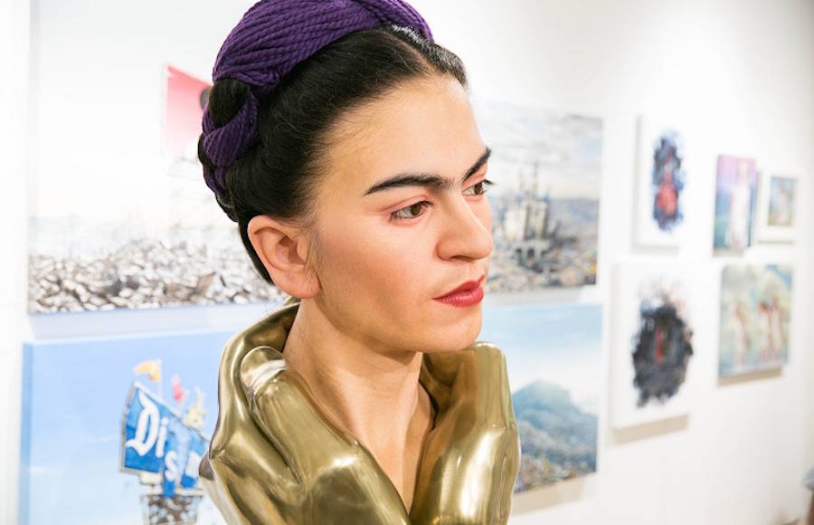 Hyperrealistic Sculpture of Frida Kahlo