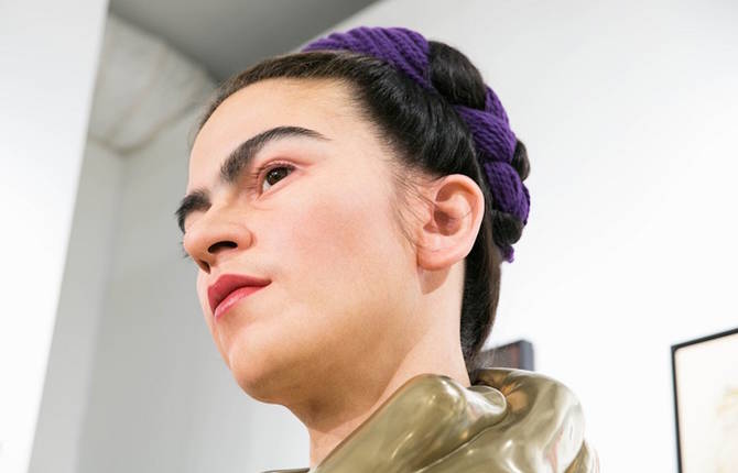 Hyperrealistic Sculpture of Frida Kahlo