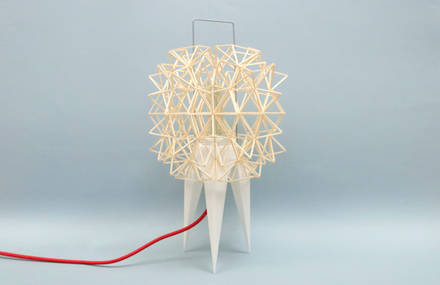 Beautiful Geometric Wooden Lamps