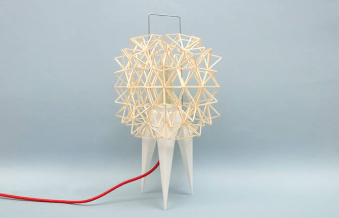 Beautiful Geometric Wooden Lamps