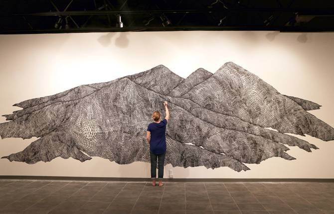 Giant Mountains Mural Drawings