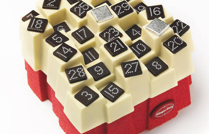 Edible Christmas Calendar for Häagen-Dazs