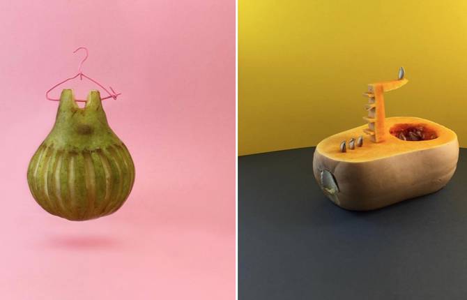 Humorous Food Art