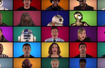 Jimmy Fallon & Star Wars Cast Sing « Star Wars Medley »