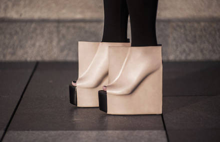 Rectangular-Shaped Shoes