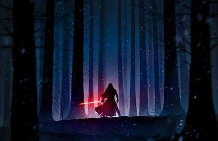 Haunting Illustrations of Star Wars, Lord of The Rings & Game of Thrones