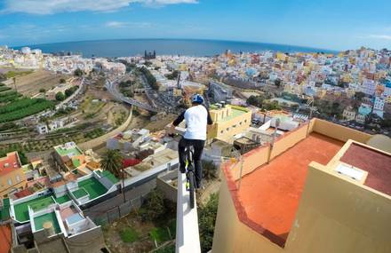 Mountain Bike Session on the Las Palmas Rooftops