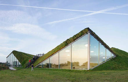 Museum covered in Grass in Netherlands