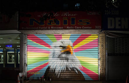 Painting Facades with Endangered Birds Species